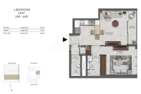 Apartment in Dubai 3 bedrooms, 175 sq.m. № 123328 - photo 22