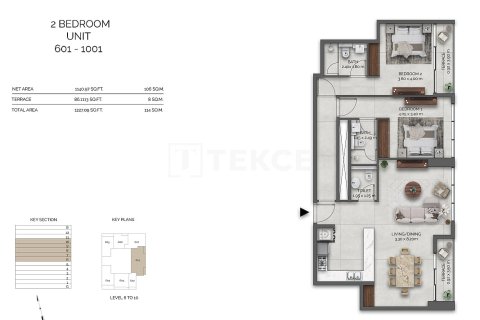 Apartment in Dubai 2 bedrooms, 72 sq.m. № 123327 - photo 28
