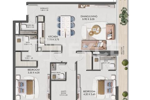 Купить квартиру в Джумейра Вилладж Серкл, Дубай: 3 спальни, 144м², № 8597 - фото 17