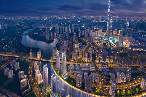 Квартира в Бизнес-Бэе, Дубай, 1 спальня, 87.5м², № 99942