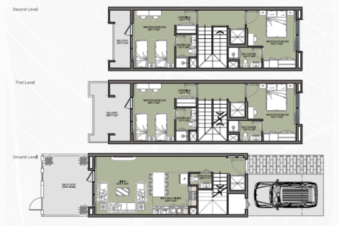 Townhouse in Dubai Land, Dubai 2 bedrooms, 101 sq.m. № 92296 - photo 5