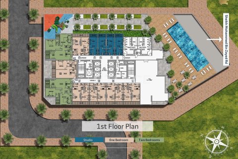 Appartement à Majan, Dubai, 1 chambre, 76 m², № 6137 - photo 4