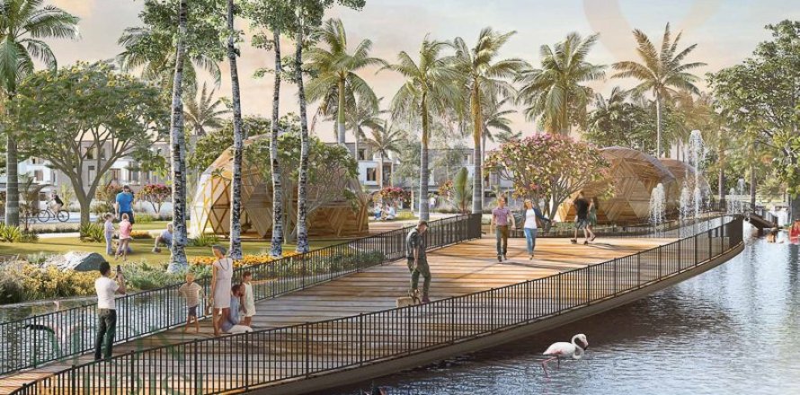 Таунхаус в Damac Lagoons, Дубай, 4 спальни, 144м², № 60651