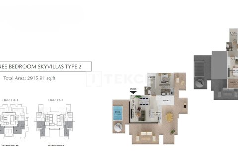 Duplex in Jumeirah Village Triangle, Dubai 3 bedrooms, 246 sq.m. № 84541 - photo 21