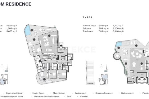 Apartment in Business Bay, Dubai 2 bedrooms, 204 sq.m. № 84536 - photo 29