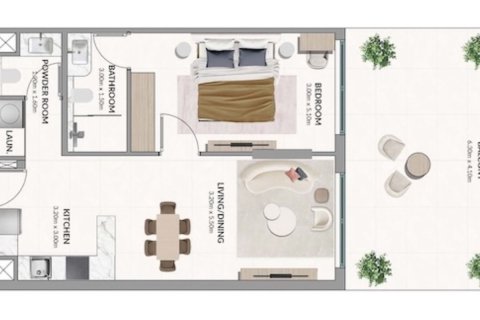 Купить квартиру в Meydan, Дубай: 1 спальня, 84.2м², № 100135 - фото 14