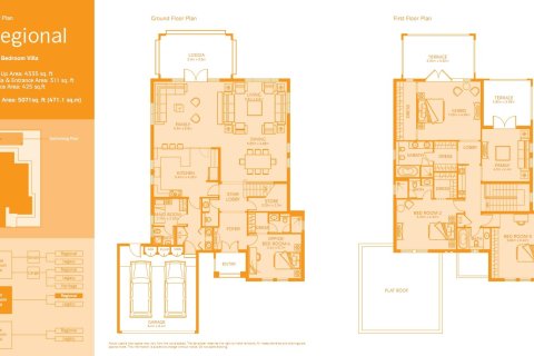Villa in Regional, Jumeirah Park, Dubai 4 bedrooms, 402.73 sq.m. № 120224 - photo 13