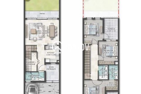 تاون هاوس في Damac Lagoons, دبي 4 غرف نوم, 144 م² رقم 120884 - صورة 10