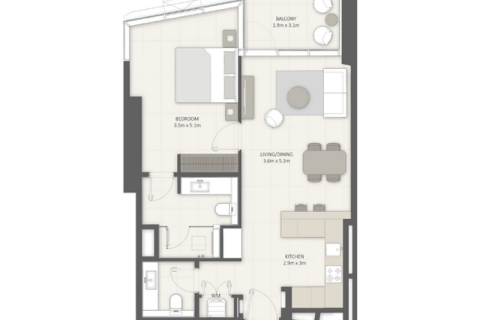 Apartment in Dubai Marina, Dubai studio, 81 sq.m. № 92519 - photo 12