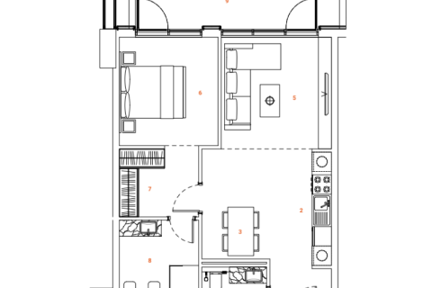 Apartamento en Jumeirah Village Circle, Dubai, estudio, 48 m², № 92516 - foto 9