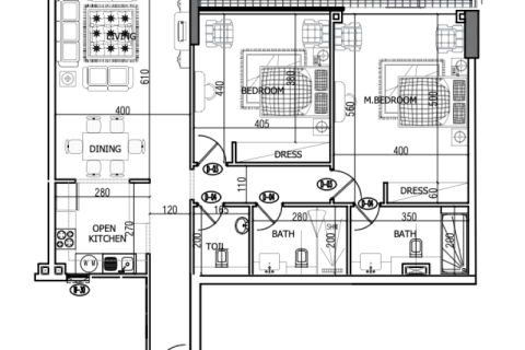 Apartment in Dubai 1 bedroom, 74 sq.m. № 92517 - photo 4