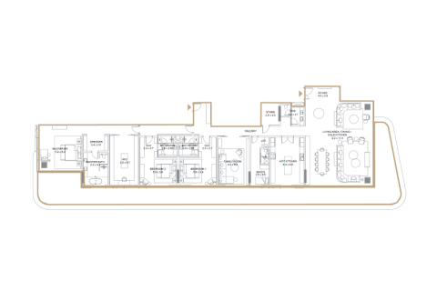 Apartamento en Palm Jumeirah, Dubai, 1 dormitorio, 161 m², № 92525 - foto 7