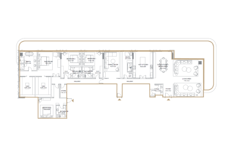 Apartamento en Palm Jumeirah, Dubai, 1 dormitorio, 161 m², № 92525 - foto 9