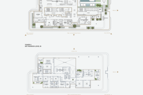 Apartamento en Palm Jumeirah, Dubai, 1 dormitorio, 161 m², № 92525 - foto 11