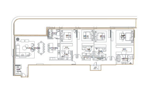 Apartamento en Palm Jumeirah, Dubai, 1 dormitorio, 161 m², № 92525 - foto 8