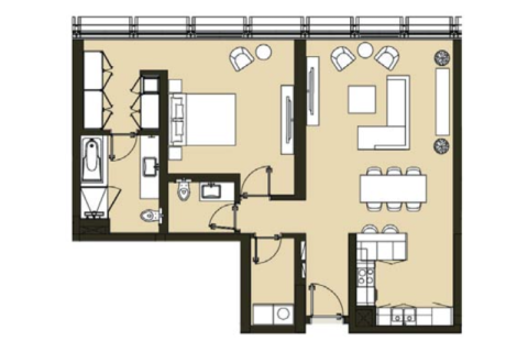 Apartment in Business Bay, Dubai 1 bedroom, 98 sq.m. № 92419 - photo 6