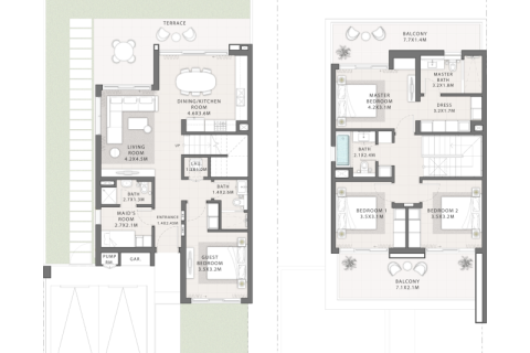 Maison de ville à The Valley, Dubai, 3 chambres, 196 m², № 92421 - photo 11