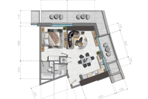 Apartment in Business Bay, Dubai 1 bedroom, 72 sq.m. № 92422 - photo 5