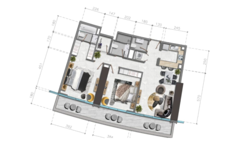 Apartment in Business Bay, Dubai 1 bedroom, 72 sq.m. № 92422 - photo 6