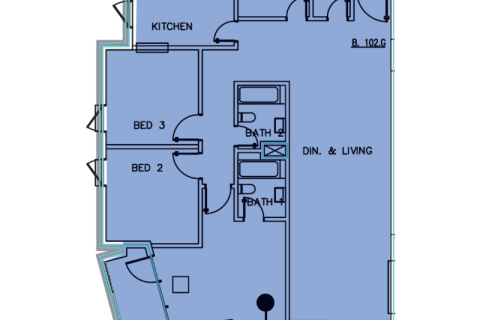 Apartment in Mirdif, Dubai studio, 98 sq.m. № 92424 - photo 7
