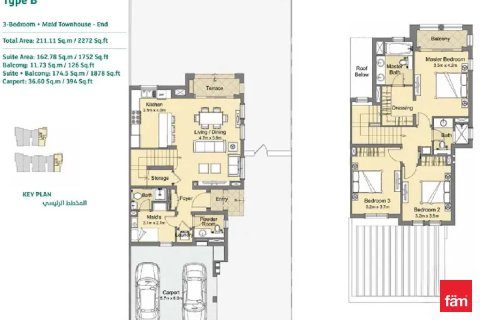 Townhouse in Dubai 3 bedrooms, 262.6 sq.m. № 67556 - photo 15