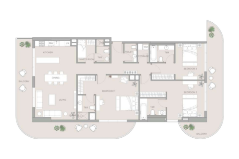 Appartement à Al Furjan, Dubai, 1 chambre, 76 m², № 92734 - photo 4