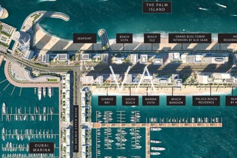 Apartamento en EMAAR Beachfront, Dubai Harbour, Dubai, 1 dormitorio, 70.88 m², № 52780 - foto 2