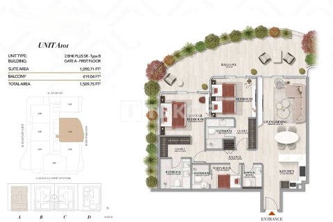 Apartment in Mohammed Bin Rashid City, Dubai 2 bedrooms, 140 sq.m. № 139437 - photo 28