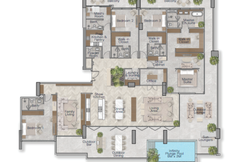 Apartment in Business Bay, Dubai studio № 92684 - photo 9