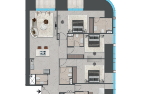 Apartment in Business Bay, Dubai 1 bedroom № 92695 - photo 9