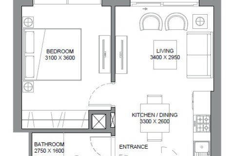 Apartment in Meydan, Dubai 1 bedroom, 49 sq.m. № 3611 - photo 5
