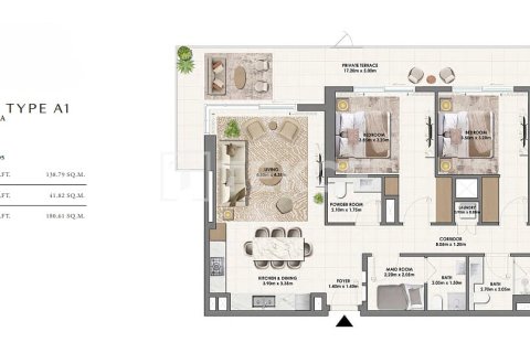 Apartamento en Dubai Hills Estate, Dubai, 2 dormitorios, 121 m², № 123693 - foto 12