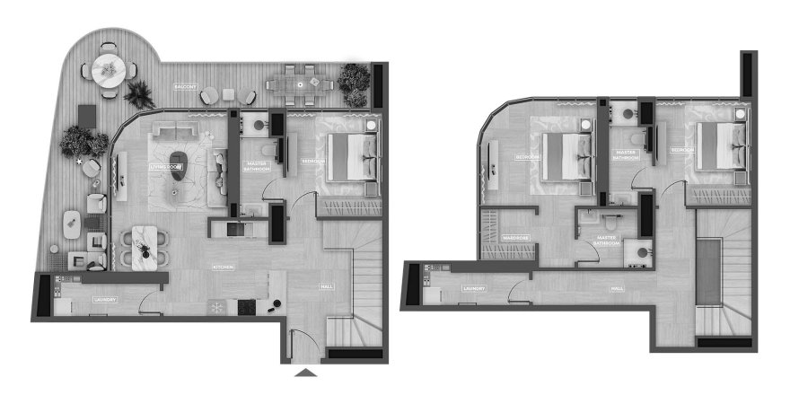 شقة في SkyHills Astra في Al Barsha South, البرشاء, دبي 3 غرف نوم, 135.5 م² رقم 31420