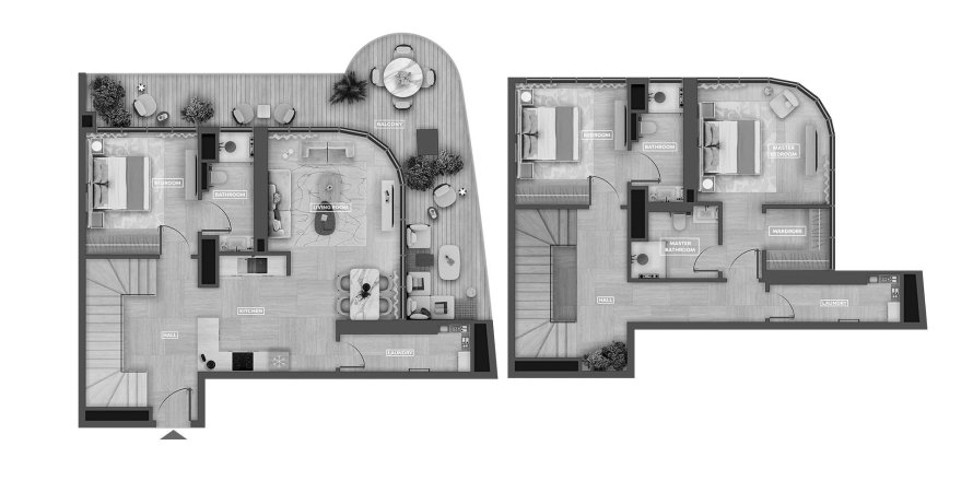 شقة في SkyHills Astra في Al Barsha South, البرشاء, دبي 3 غرف نوم, 134.2 م² رقم 31419