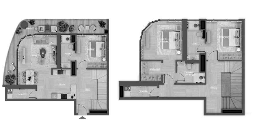 Apartamento en SkyHills Astra en Al Barsha South, Al Barsha, Dubai, 3 dormitorios, 145.5 m², № 31422
