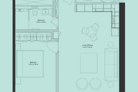 Apartment in Business Bay, Dubai 1 bedroom, 61 sq.m. № 92317 - photo 5