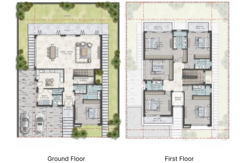 Villa in Dubai Land, Dubai 4 bedrooms, 206 sq.m. № 92308 - photo 12