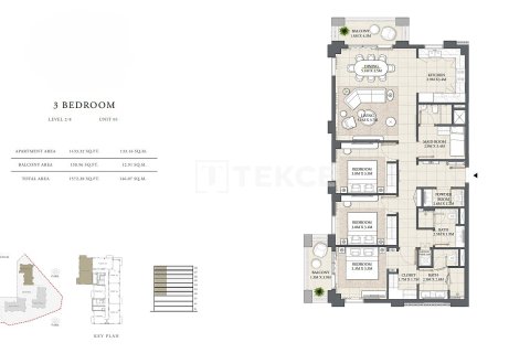 Apartamento en Dubai, 3 dormitorios, 157 m², № 84947 - foto 26