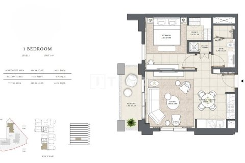 Apartamento en Dubai, 3 dormitorios, 157 m², № 84947 - foto 23
