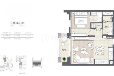 Apartamento en Dubai, 3 dormitorios, 157 m², № 84947 - foto 24