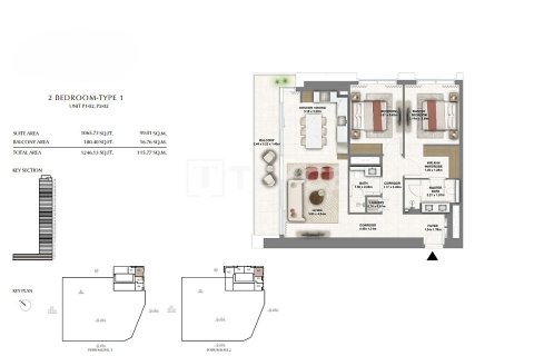 Apartamento en Dubai, 2 dormitorios, 114 m², № 84945 - foto 20