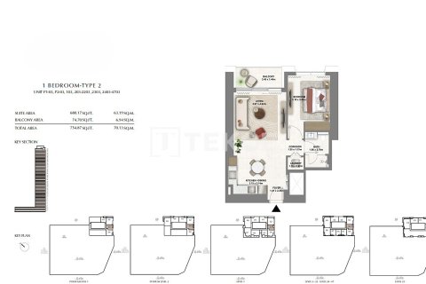 Apartamento en Dubai, 2 dormitorios, 114 m², № 84945 - foto 12