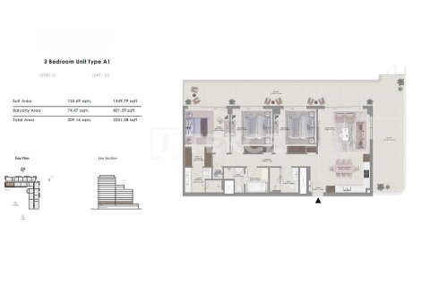 Купить квартиру в Mina Rashid, Дубай: 3 спальни, 225м², № 85206 - фото 20
