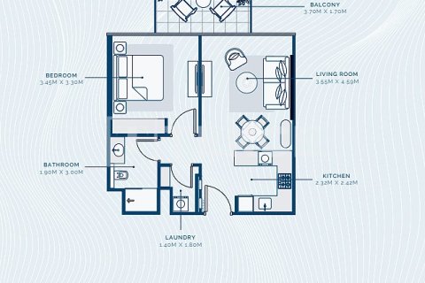 Appartement à Dubai, 2 chambres, 107 m², № 85207 - photo 22
