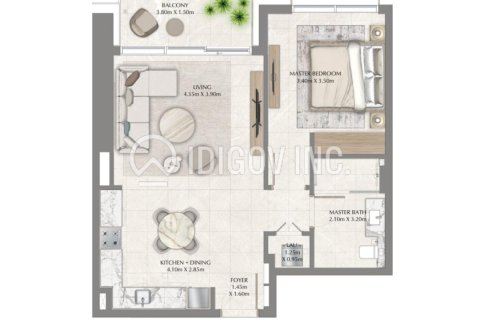 Appartement à Dubai Creek Harbour (The Lagoons), Dubai, 1 chambre, 72 m², № 67641 - photo 9