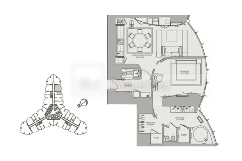 Apartment in Downtown Dubai (Downtown Burj Dubai), Dubai 1 bedroom, 109.9 sq.m. № 58142 - photo 2