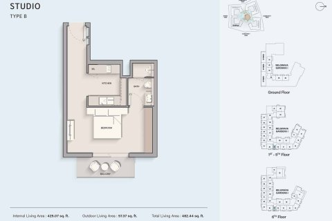 Apartamento en Dubai Land, Dubai, estudio, 45 m², № 103504 - foto 11