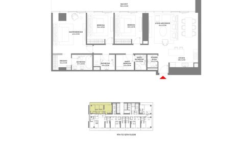 Apartment in Dubai Harbour, Dubai 1 bedroom, 100 sq.m. № 103510 - photo 13