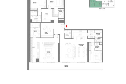 Apartment in Dubai Harbour, Dubai 1 bedroom, 100 sq.m. № 103510 - photo 14