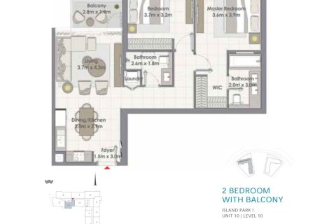 Apartment in Dubai Creek Harbour, Dubai Creek Harbour (The Lagoons), Dubai 1 bedroom, 62 sq.m. № 103509 - photo 3